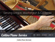 Tablet Screenshot of collinspianoservice.com